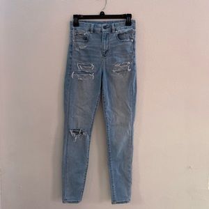 american eagle super high waisted curvy jeggin